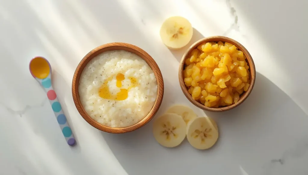 Baby weight gain foods 6-12 months with healthy Indian baby meal ideas
