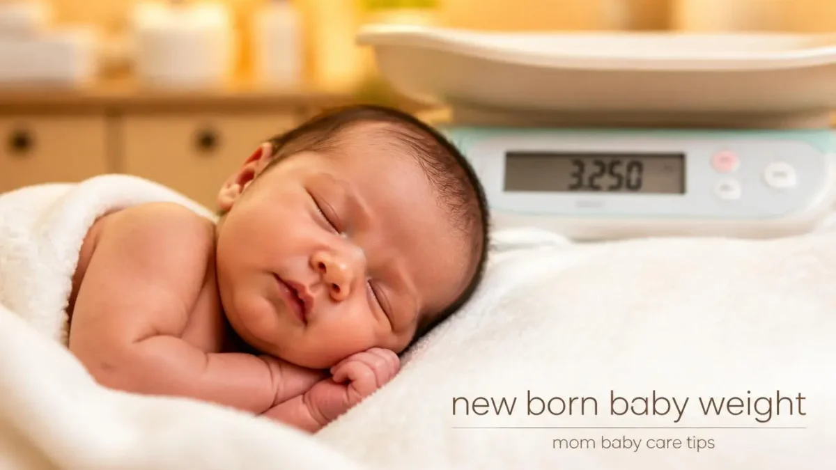 "A newborn baby girl or boy resting on a blanket, representing normal newborn weight tracking in the first 30 days.