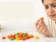 Poppins candy side effects — colourful hard candies